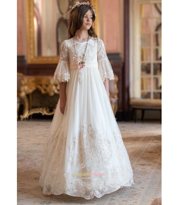 Vestido de comunión BELLA - Manuela Macias