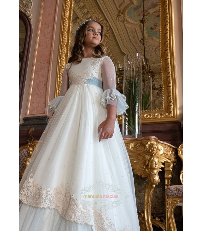 Vestido de comunión ALBA - Manuela Macias