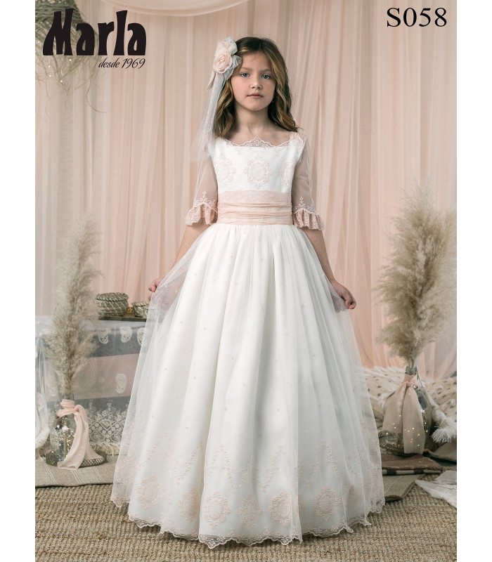 Vestido de comunión S058 - MARLA