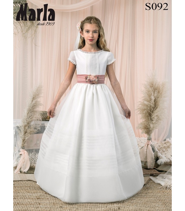 Vestido de comunión S092 - MARLA