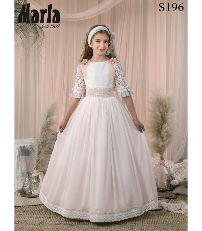 Vestido de comunión S196 - MARLA