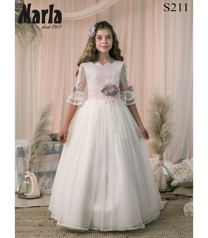 Vestido de comunión S211 - MARLA