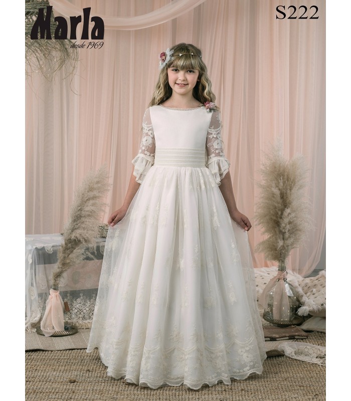 Vestido de comunión S222 - MARLA