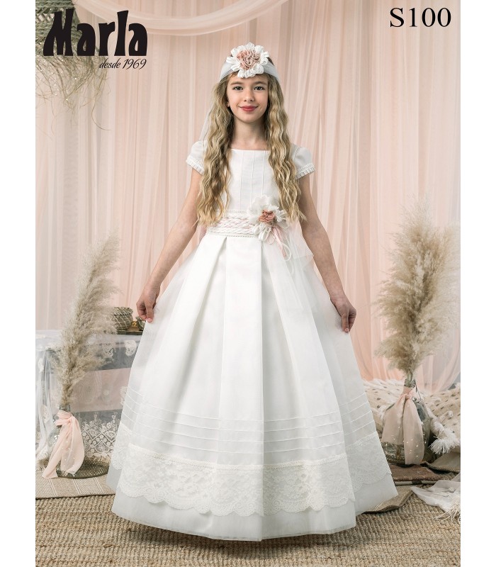 Vestido de comunión S100 - MARLA