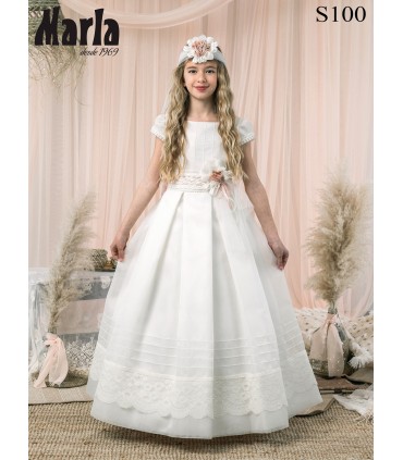 Vestido de comunión S100 - MARLA