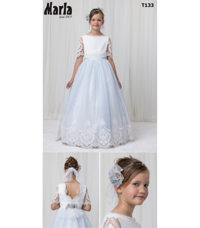 Vestido de comunión T133T - MARLA