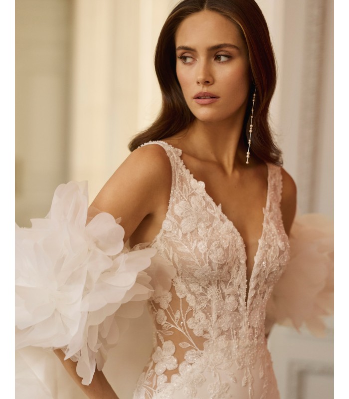 VESTIDO DE NOVIA- BAREA- AIRE BARCELONA