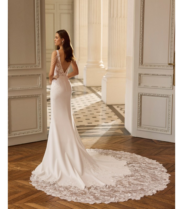 VESTIDO DE NOVIA- BAREA- AIRE BARCELONA