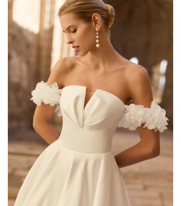 VESTIDO DE NOVIA-PLUMA-ADRIANA ALIER