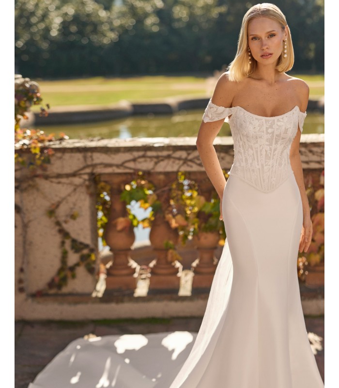 VESTIDO DE NOVIA- FLORA-LUNA NOVIAS