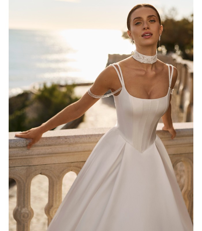 VESTIDO DE NOVIA- FLORIDA- LUNA NOVIAS