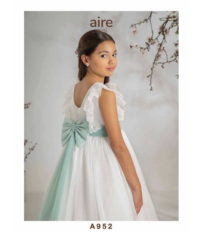 VESTIDO DE COMUNIÓN AIRE MINI -A952