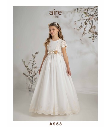 VESTIDO DE COMUNIÓN AIRE MINI -A953