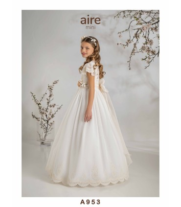 VESTIDO DE COMUNIÓN AIRE MINI -A953