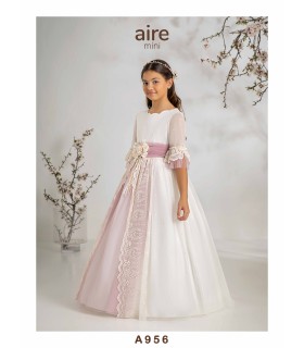 VESTIDO DE COMUNIÓN AIRE MINI -A956