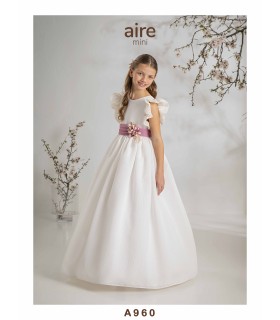 VESTIDO DE COMUNIÓN AIRE MINI -A960