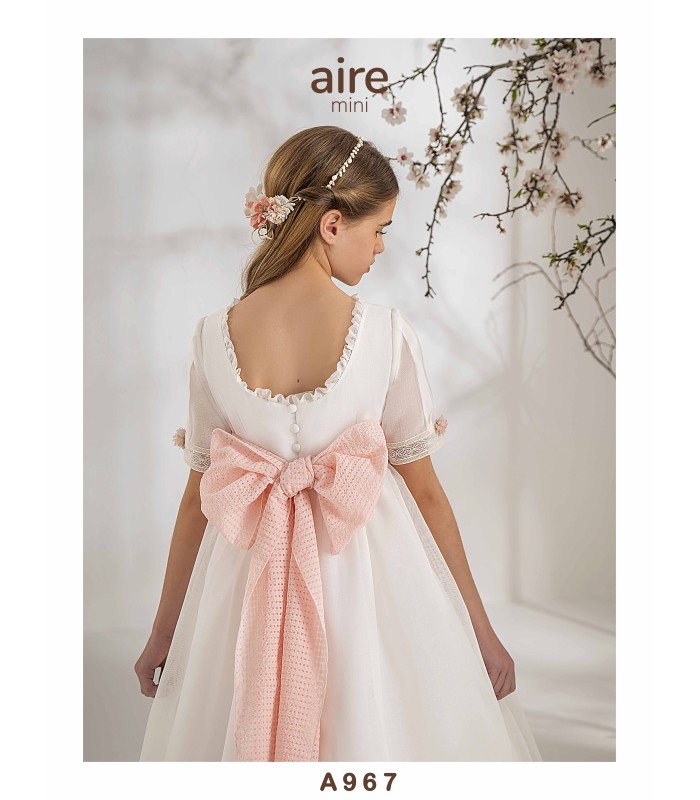 VESTIDO DE COMUNIÓN AIRE MINI -A967
