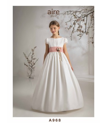 VESTIDO DE COMUNIÓN AIRE MINI -A968