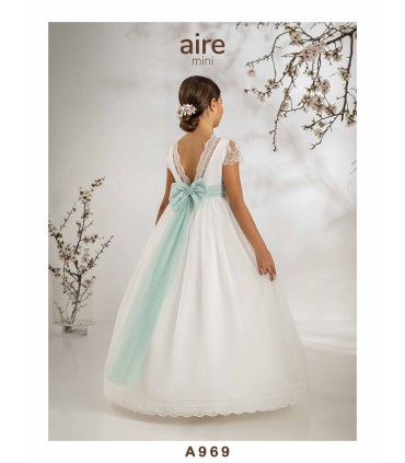 VESTIDO DE COMUNIÓN AIRE MINI -A969