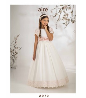 VESTIDO DE COMUNIÓN AIRE MINI -A970