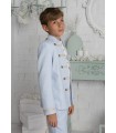 TRAJE DE COMUNIÓN 2723 CELESTE- BARCAROLA
