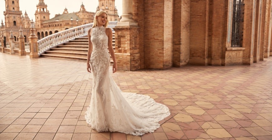 Vestidos de novia con encaje: descubre los diseños más románticos y elegantes para tu boda