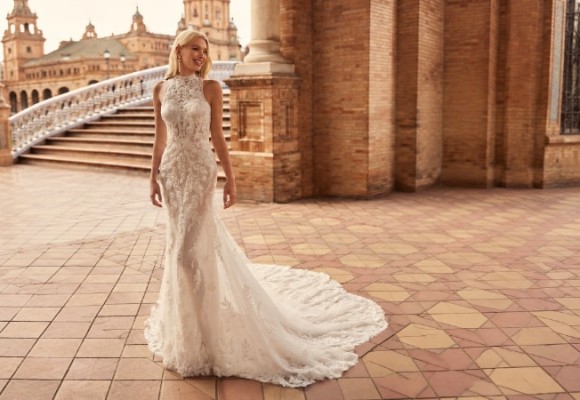 Vestidos de novia con encaje: descubre los diseños más románticos y elegantes para tu boda