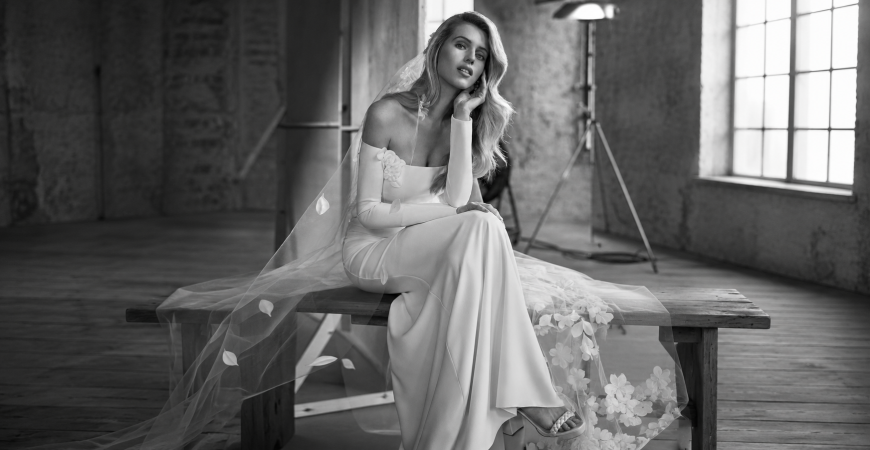 Vestido de novia Aire Barcelona Atelier en Centro Novias Granada