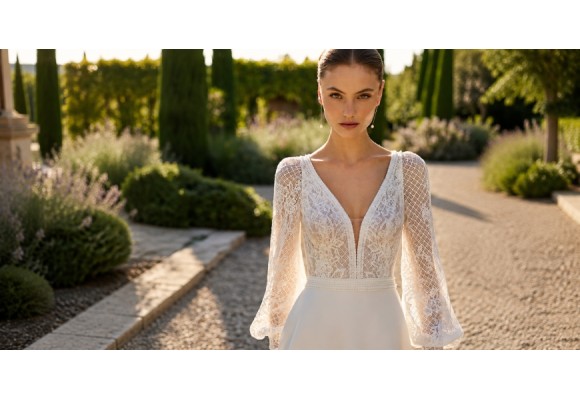 Alma Novias en Granada, vestidos de novia con estilo romántico, ligero y actual