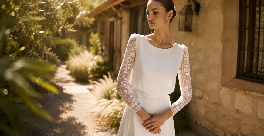 Vestido de novia para otoño, guía para elegir el que mejor se adapta a ti y a esta preciosa época del año